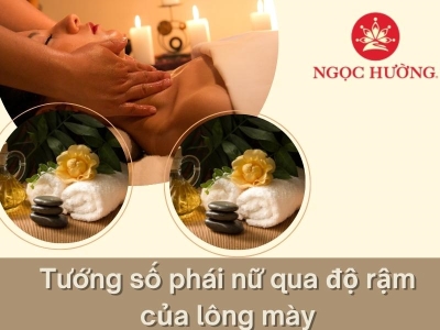 Tướng số phái nữ qua độ rậm của lông mày