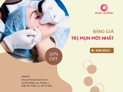 [2023] Bảng Giá Trị Mụn Ở Spa Mới Nhất - Ưu Đãi Hấp Dẫn Tới 70%