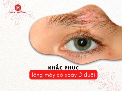 Cách để khắc phục lông mày có xoáy ở đuôi hiệu quả