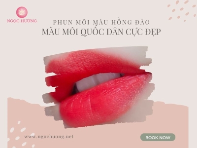 Phun Môi Màu Hồng Đào Có Già Không? Có Nên Phun Không?