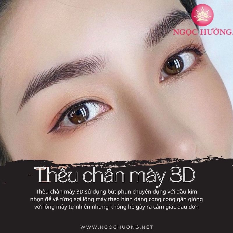 Thêu Chân Mày 3D Khác So Với Chân Mày 6D, 8D, 9D? Bảng So Sánh Chi ...