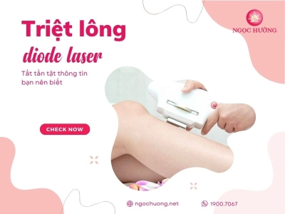 Triệt lông Diode Laser vĩnh viễn, an toàn, hiệu quả nhất