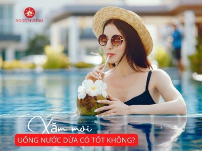 Xăm môi uống nước dừa có tốt không? Cần lưu ý gì không?