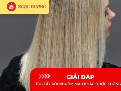 Giải đáp tóc tẩy rồi có nhuộm màu khác được không