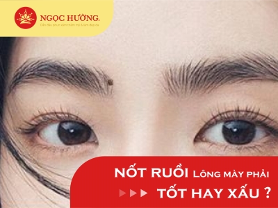 Tướng số nốt ruồi ở đuôi lông mày phải phụ nữ - Giàu hay nghèo?