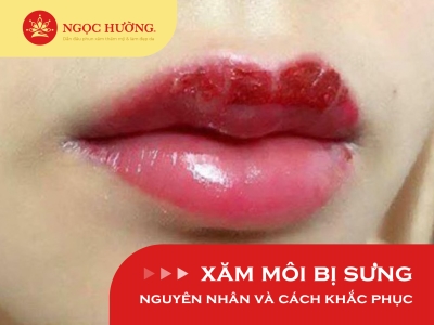 Phun Xăm Môi Bị Sưng: 6 Cách Khắc Phục Đơn Giản Tại Nhà