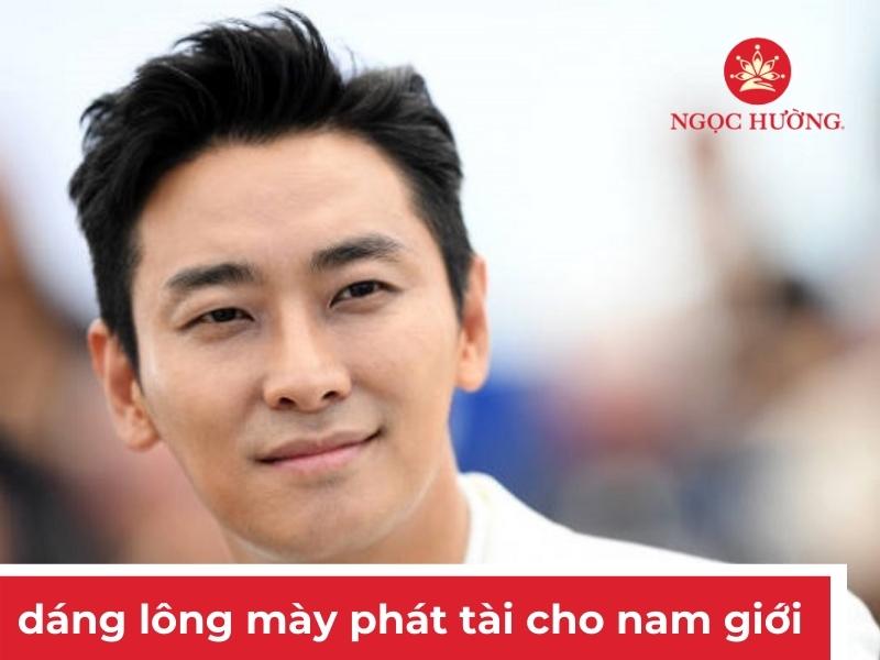 dáng lông mày phát tài cho nam giới