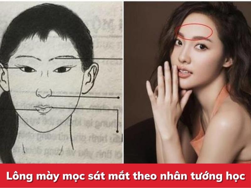 Lông mày mọc sát mắt theo nhân tướng học