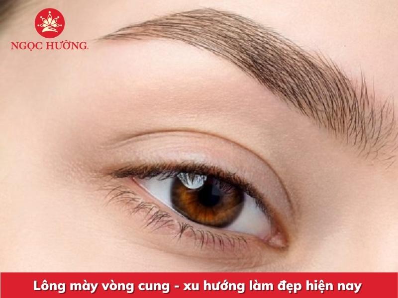 Lông mày vòng cung - xu hướng làm đẹp hiện nay 