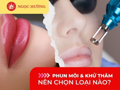 Nên khử thâm môi hay phun môi? So sánh chi tiết