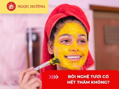 Bôi nghệ tươi có hết thâm không? Bôi qua đêm có tốt không?