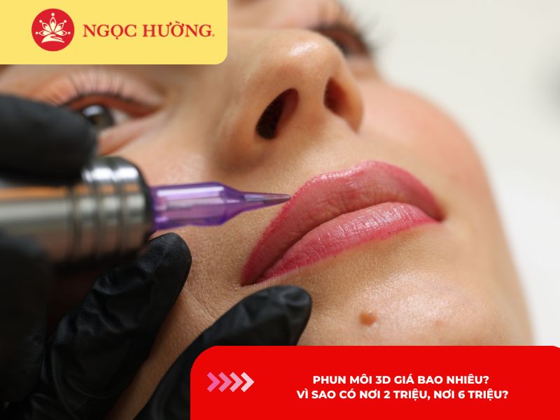 Phun môi 3D giá bao nhiêu? Vì sao có nơi 2 triệu, nơi 6 triệu?