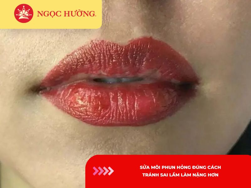 Sửa môi phun hỏng đúng cách: Tránh sai lầm làm nặng hơn